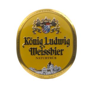 König Ludwig Weissbier Wandschild m. Kette